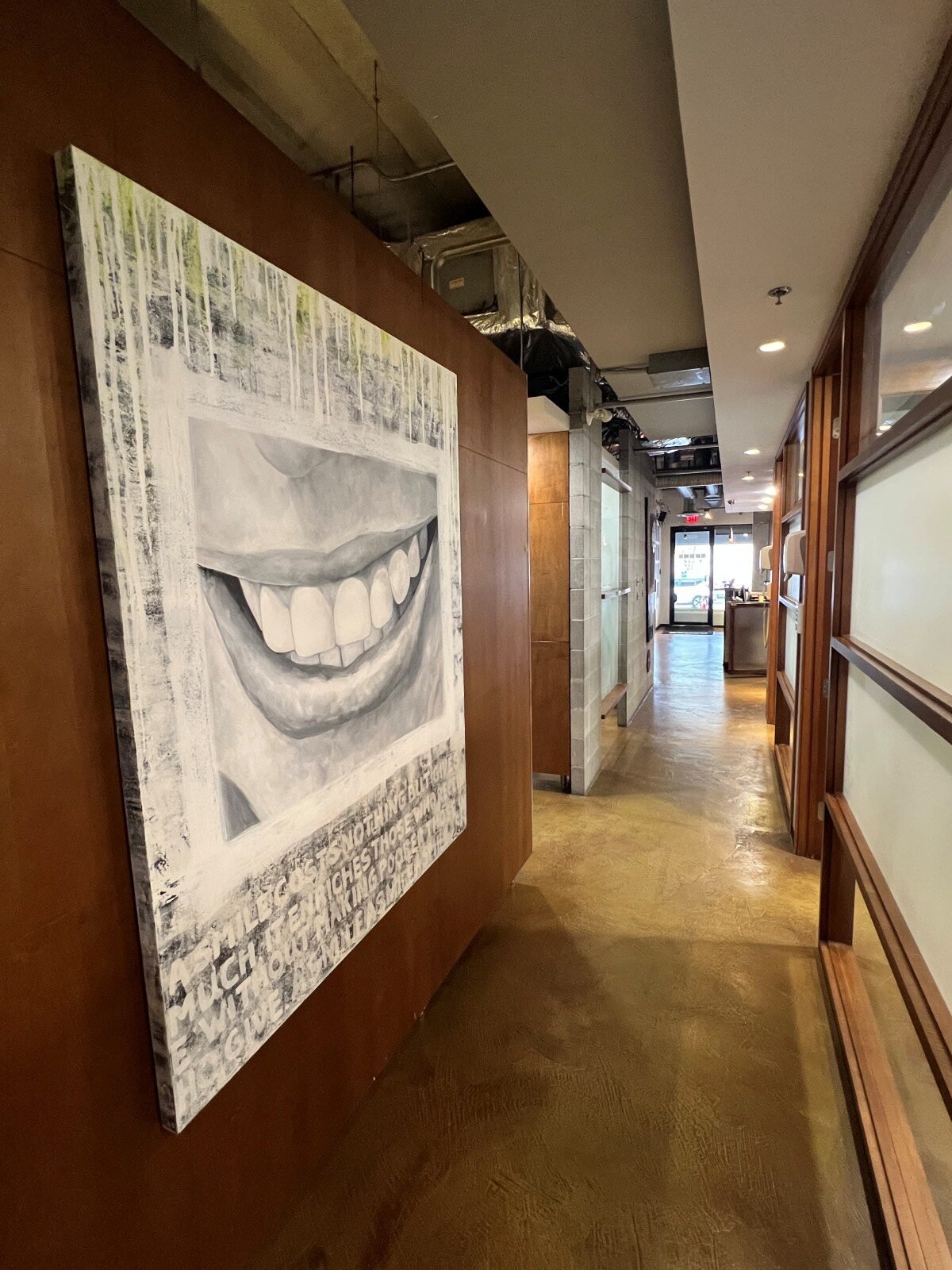 new westminster dental clinic corridor